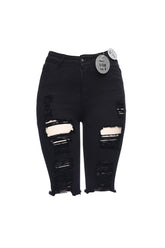 High Waisted Skinny Bermuda